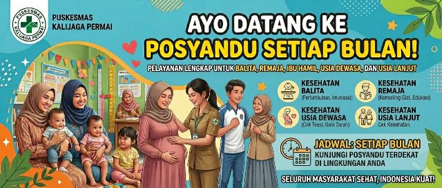 AYO DATANG KE POSYANDU!