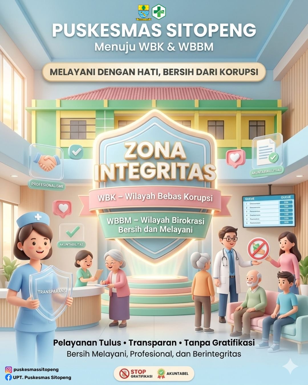 PUSKESMAS SITOPENG MENUJU WBK dan WBBM