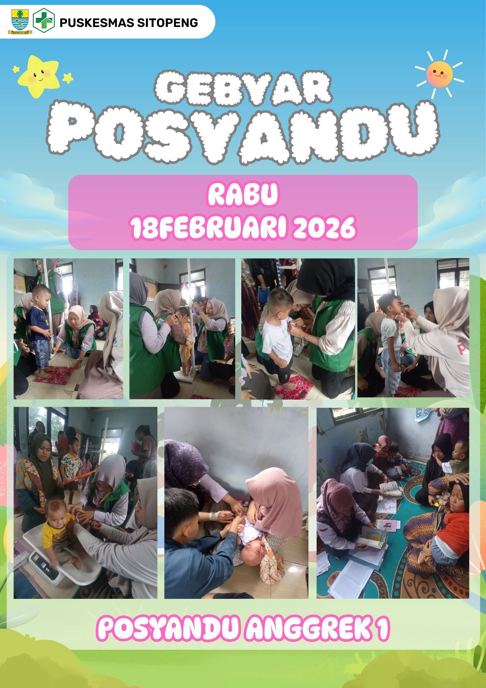 GEBYAR POSYANDU PUSKESMAS SITOPENG