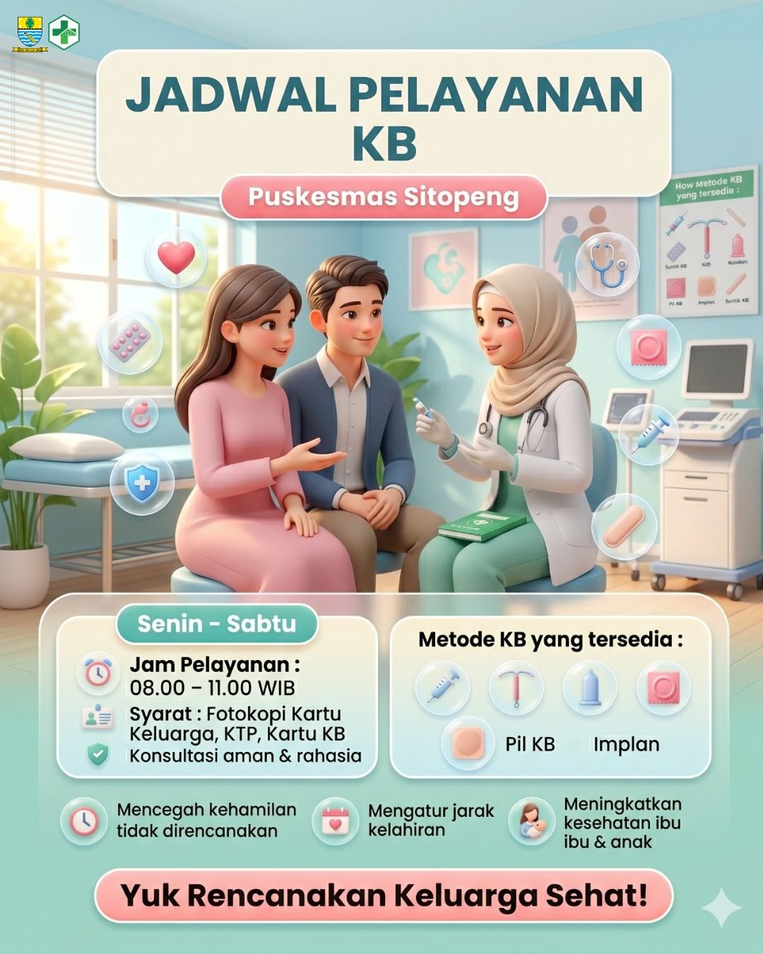 Jadwal Pelayanan KB