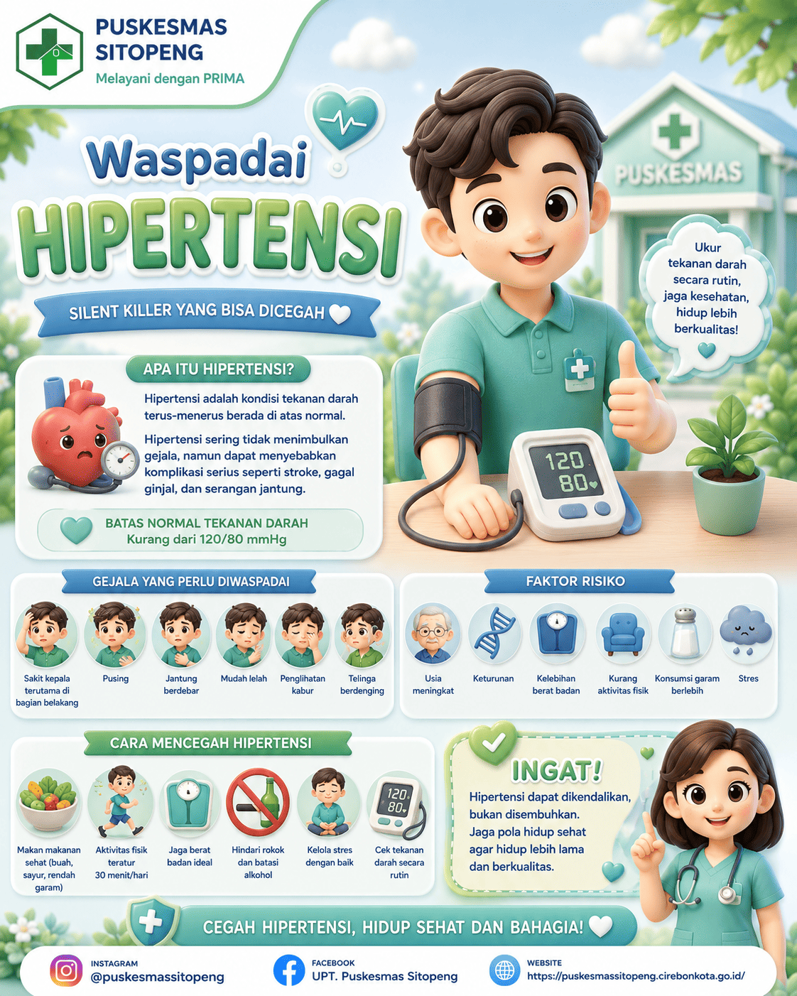 Waspadai Hipertensi, Silent Killer yang Bisa Dicegah!