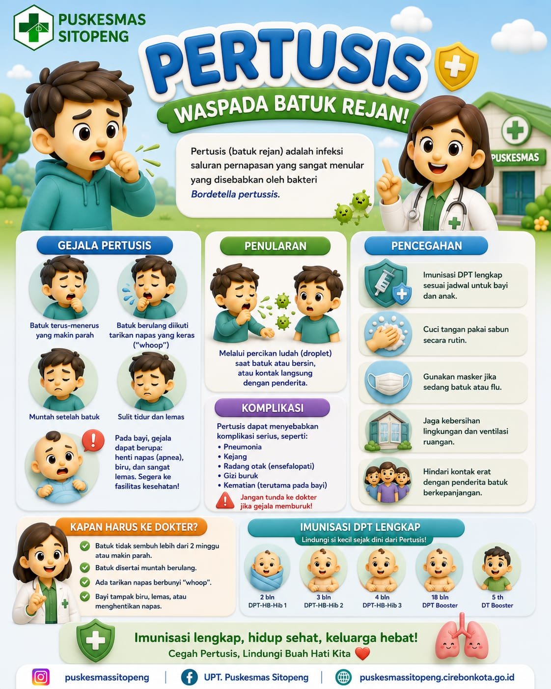 Batuk tak kunjung sembuh.... Waspada PERTUSIS
